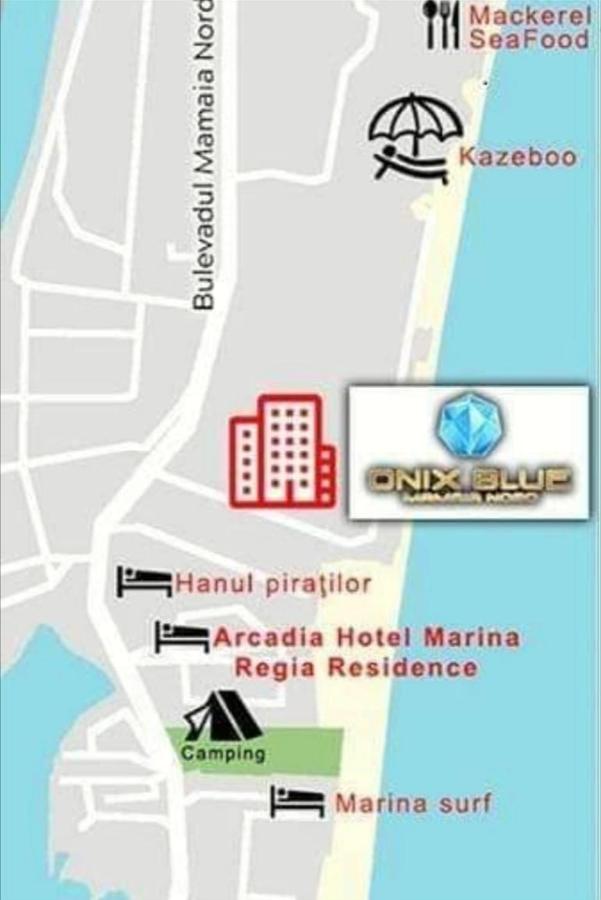 Estival Studio By Onix Blue Mamaia Nord Năvodari Eksteriør billede